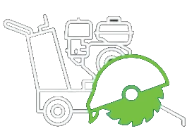 Scie de sol puissante